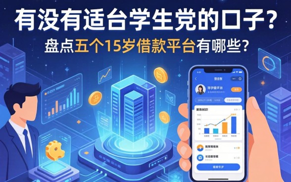 有没有适合学生党的口子?盘点五个15岁借款平台有哪些