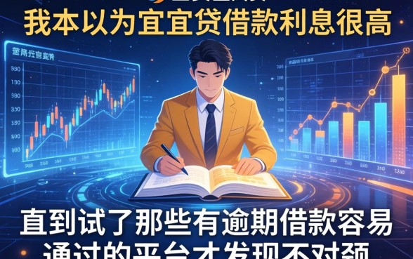 我本以为宜人贷借款利息很高,直到试了那些有逾期借款容易通过的平台才发现不对劲