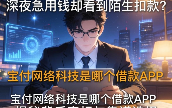 深夜急用钱却看到陌生扣款?宝付网络科技是哪个借款app,揭秘背后真相与靠谱选择