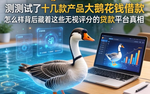 我测试了十几款产品，发现大鹅花钱借款怎么样背后藏着这些无视评分的贷款平台真相