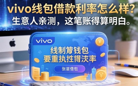 vivo钱包借款利率怎么样？生意人亲测，这笔账得算明白