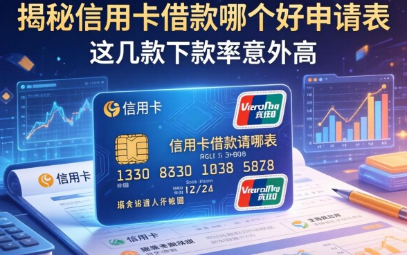 揭秘信用卡借款哪个好申请表，这几款下款率意外高