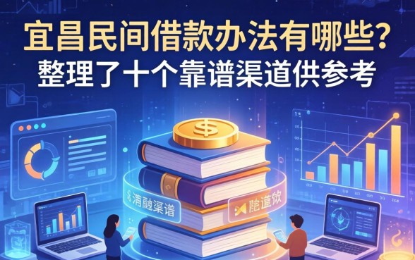 宜昌民间借款办法有哪些？整理了十个靠谱渠道供参考