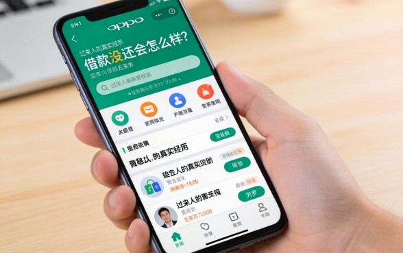 oppo手机上借款没还会怎么样？一个过来人的真实经历