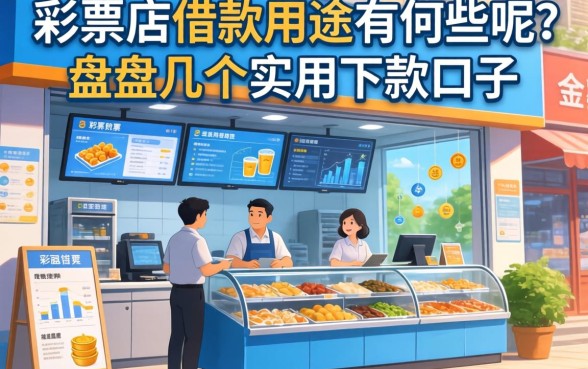 彩票店借款用途有哪些呢？盘点几个实用的下款口子