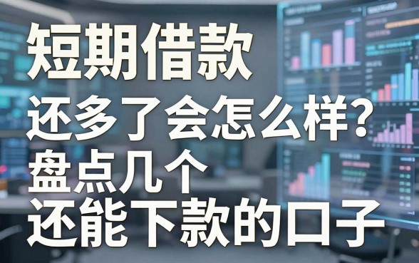短期借款还多了会怎么样？盘点几个还能下款的口子