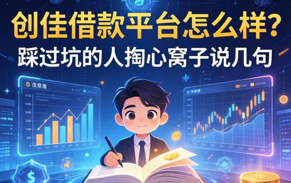 创佳借款平台怎么样？一个踩过坑的人掏心窝子说几句