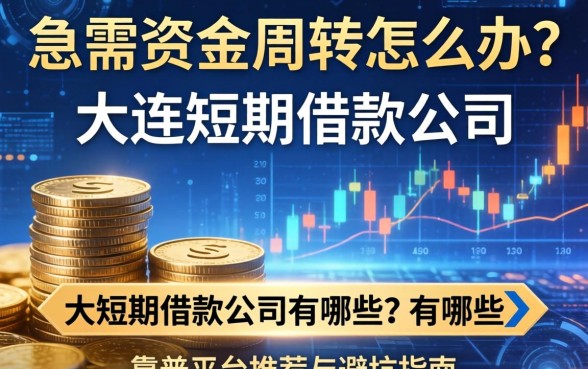 急需资金周转怎么办？大连短期借款公司有哪些？靠谱平台推荐与避坑指南