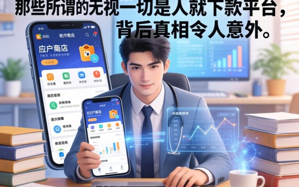 我翻遍了手机应用商店,发现那些所谓的无视一切是人就下款平台,背后真相令人意外