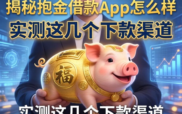 揭秘抱金猪借款app怎么样：实测这几个下款渠道