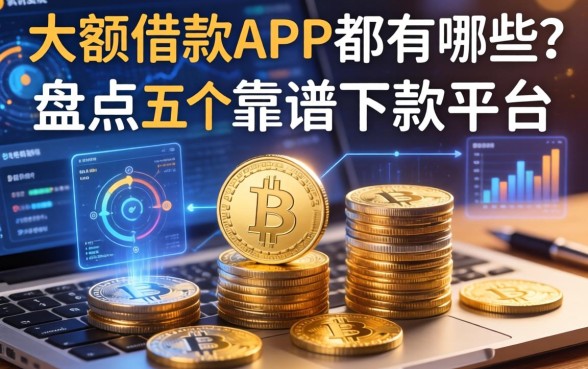 大额借款app都有哪些？盘点五个靠谱下款平台