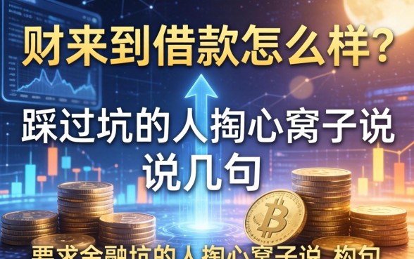 财来到借款怎么样?一个踩过坑的人掏心窝子说几句