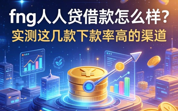 fng人人贷借款怎么样？实测这几款下款率高的渠道