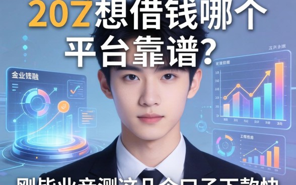 20岁想借钱哪个平台靠谱？刚毕业亲测这几个口子下款快