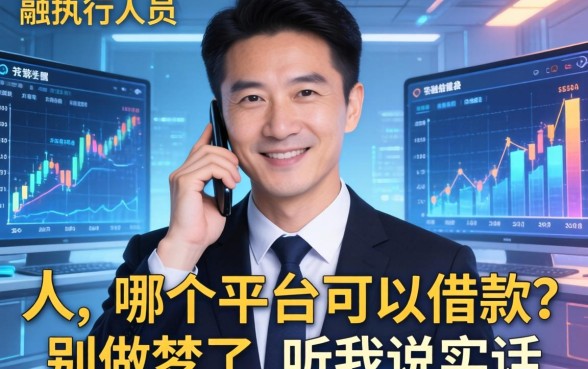 被执行人员在哪个平台可以借款?别做梦了,听我说实话