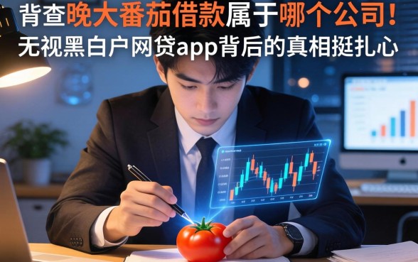 我查了一整晚大番茄借款属于哪个公司，发现无视黑白户网贷app背后的真相挺扎心