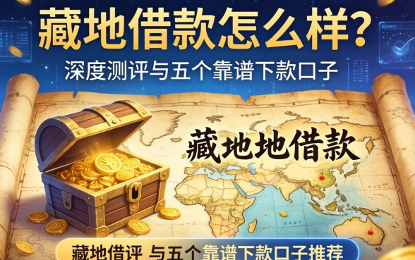 藏宝图借款怎么样?深度测评与五个靠谱下款口子推荐