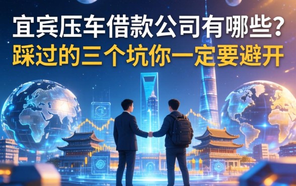 宜宾压车借款公司有哪些？我踩过的三个坑你一定要避开