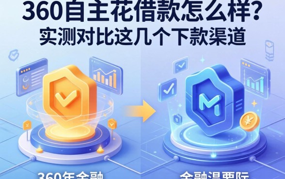 360自主花借款怎么样？实测对比这几个下款渠道