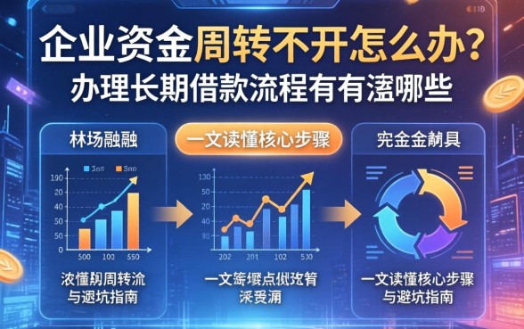 企业资金周转不开怎么办？办理长期借款的流程有哪些？一文读懂核心步骤与避坑指南