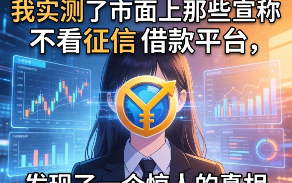 我实测了市面上那些宣称不看征信的借款平台，发现了一个惊人的真相