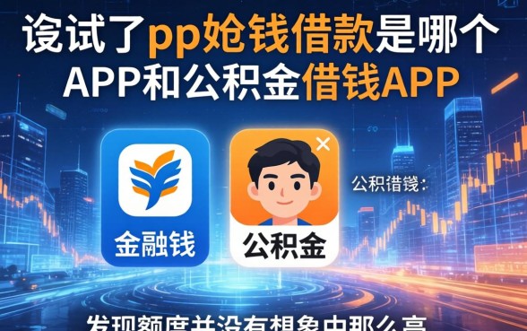 我试了ppmoney借款是哪个APP和公积金借钱app,发现额度并没有想象中那么高