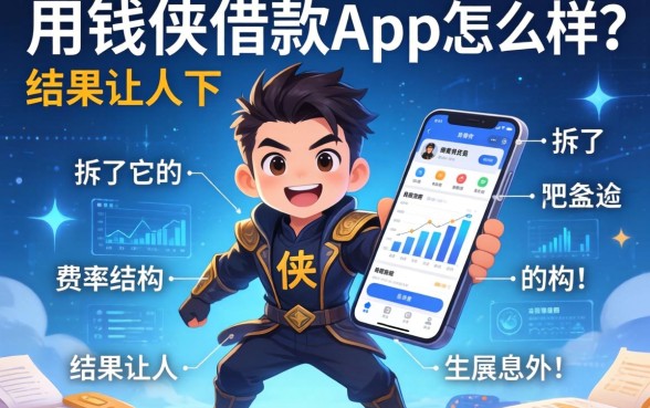 用钱侠借款app怎么样?我拆了它的费率结构,结果让人意外