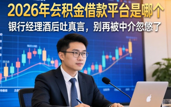 2026年公积金借款平台是哪个？银行经理酒后吐真言，别再被中介忽悠了