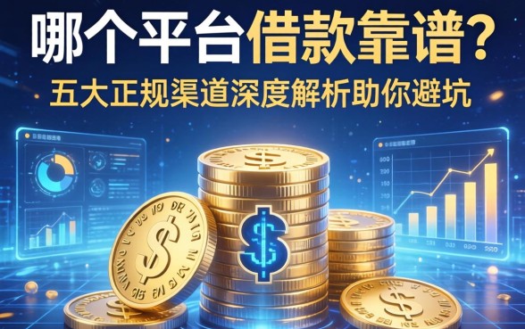 从哪个平台借款靠谱？五大正规渠道深度解析助你避坑