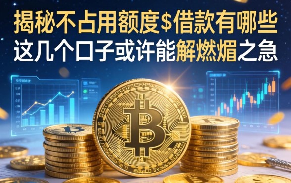 揭秘不占用额度的借款有哪些，这几个口子或许能解燃眉之急