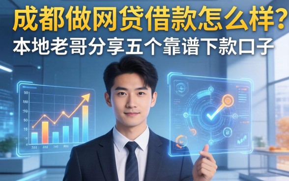 成都做网贷借款怎么样？本地老哥分享五个靠谱下款口子