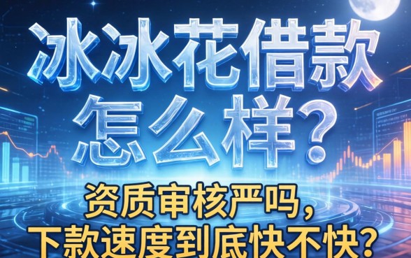 冰冰花借款怎么样？资质审核严吗？下款速度到底快不快？