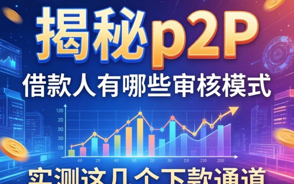 揭秘p2p对借款人有哪些审核模式，实测这几个下款通道