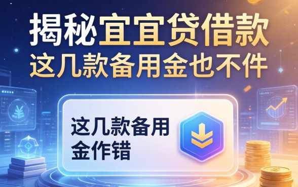揭秘宜人贷借款的条件有哪些,这几款备用金也不错