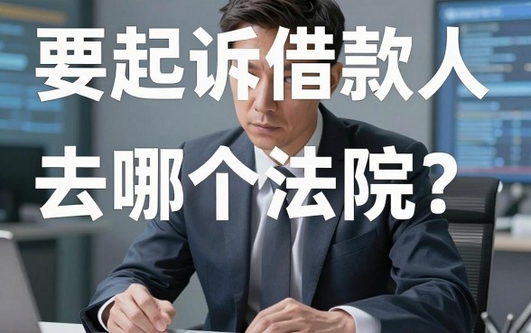 要起诉借款人去哪个法院?选错地方白跑一趟,我的血泪教训