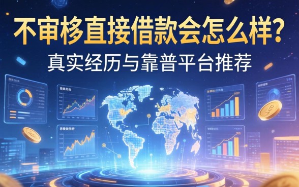不审核直接借款会怎么样？真实经历与靠谱平台推荐