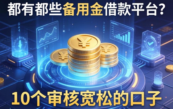 都有哪些备用金借款平台?整理了10个审核宽松的口子