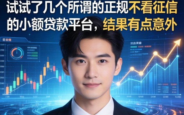 我试了几个所谓的正规不看征信的小额贷款平台，结果有点意外