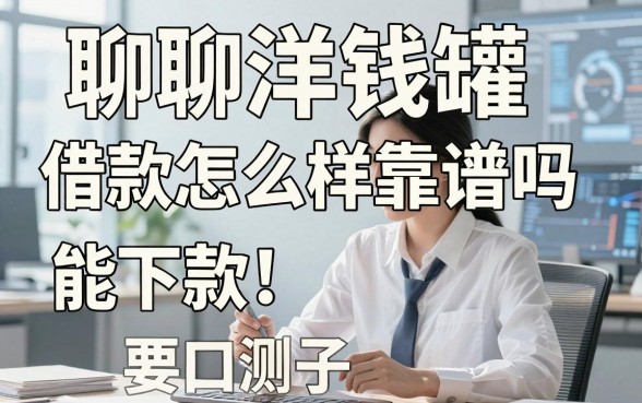 聊聊洋钱罐借款怎么样靠谱吗,顺便分享几个实测能下款的口子
