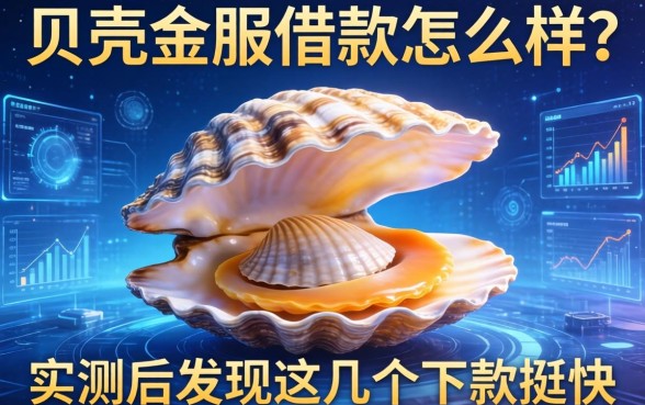贝壳金服借款怎么样?实测后发现这几个下款挺快