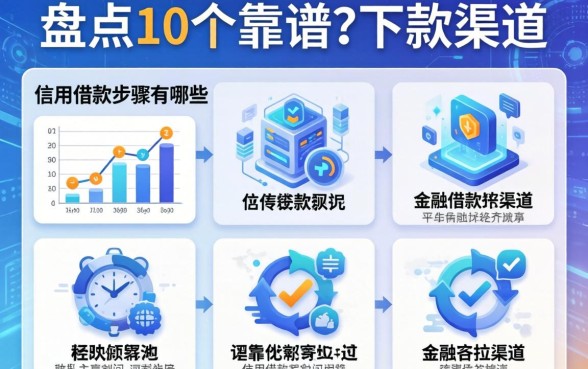 信用借款步骤有哪些？盘点10个靠谱的下款渠道