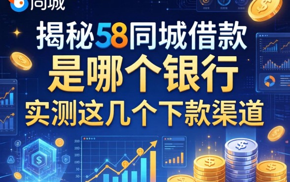 揭秘58同城借款是哪个银行,实测这几个下款渠道
