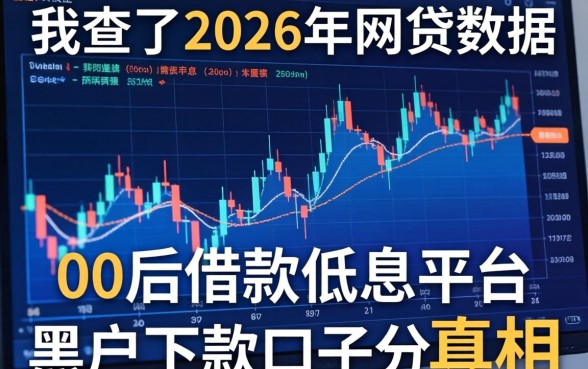 我查了2026年网贷数据，发现00后借款低息平台和黑户下款口子的真相