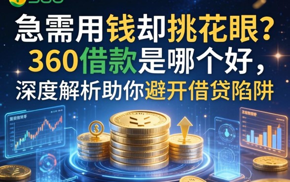 急需用钱却挑花眼？360借款是哪个好，深度解析助你避开借贷陷阱