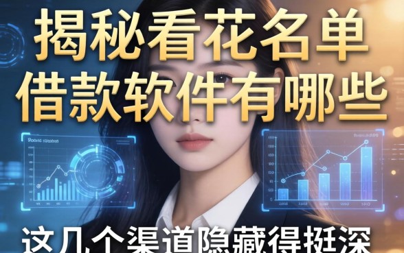 揭秘不看花名单的借款软件有哪些，这几个渠道隐藏得挺深