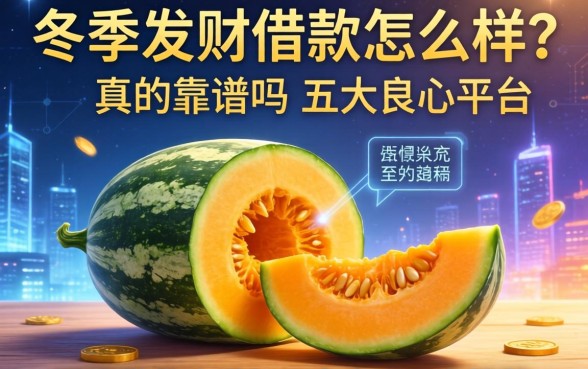 冬瓜发财借款怎么样？真的靠谱吗？揭秘借贷陷阱与五大良心平台推荐