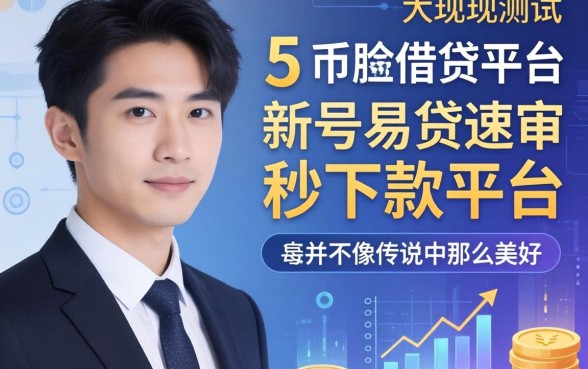 我测试了5个币圈借贷平台，发现新号易贷速审秒下款平台并不像传说中那么美好