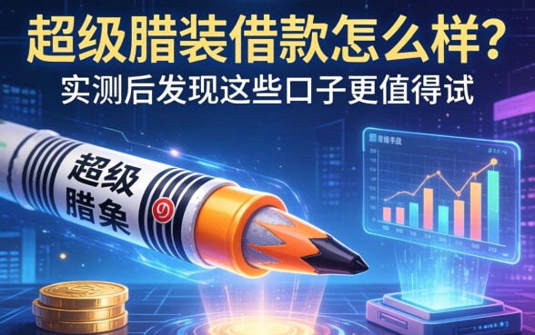 超级腊笔借款怎么样?实测后发现这些口子更值得试