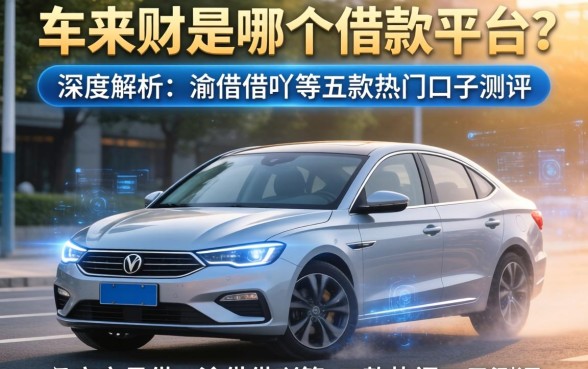 车来财是哪个借款平台?深度解析及安顺易借、渝借借吖等五款热门口子测评