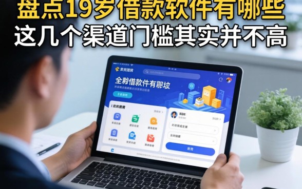盘点19岁借款软件有哪些，这几个渠道门槛其实并不高